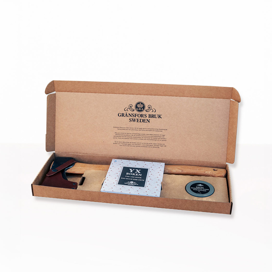 Small Forest Axe Gift Set with Sharpening Stone | Gränsfors Bruk