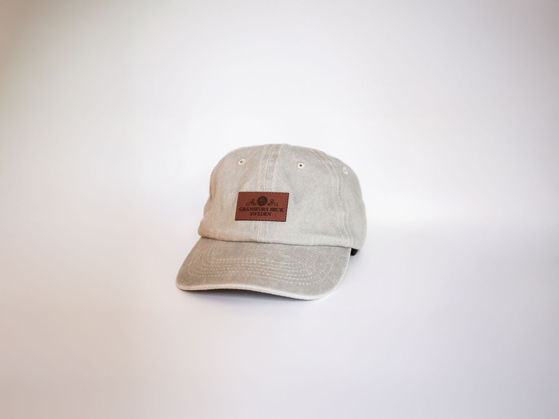 Gränsfors Cap, Beige with Leather Patch