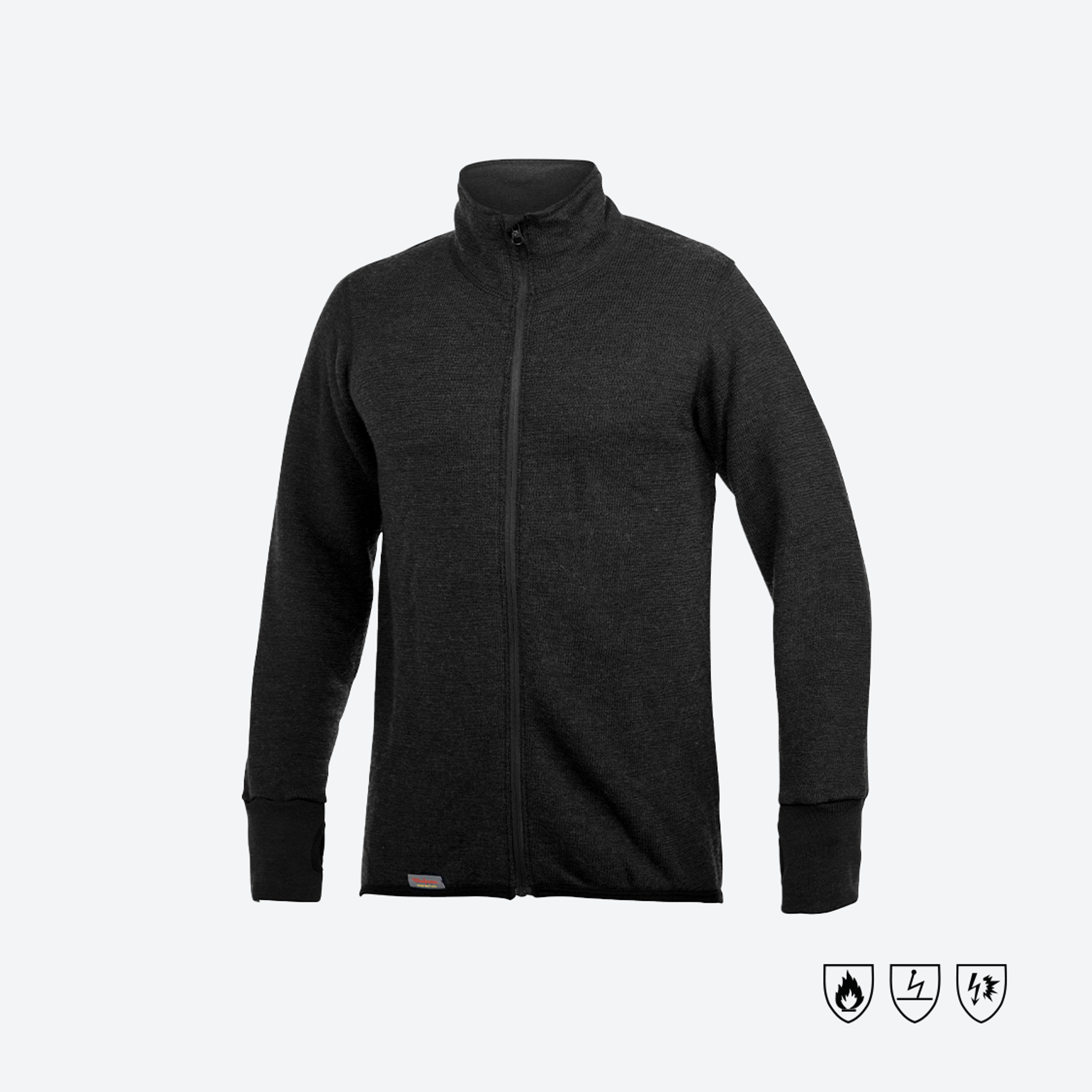 Full Zip Jacket Protection 400 – Flame-resistant wool midlayer